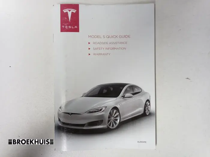 Livret d'instructions Tesla Model S