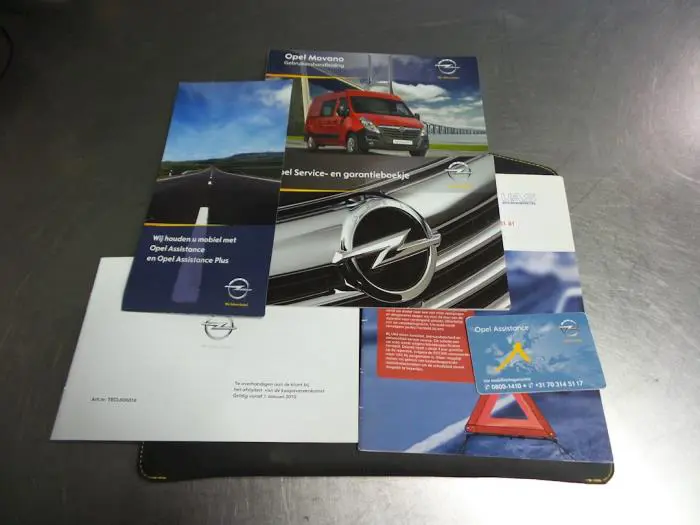 Livret d'instructions Opel Movano