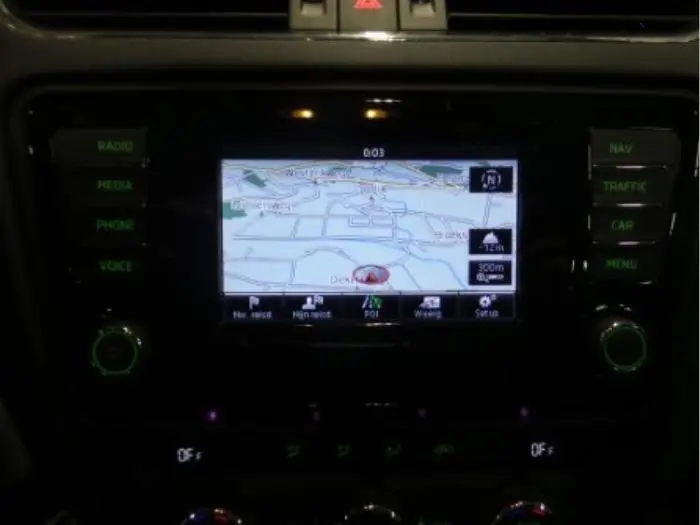 Navigation control panel Skoda Octavia