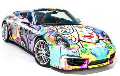 Kunstzinnige auto Porsche