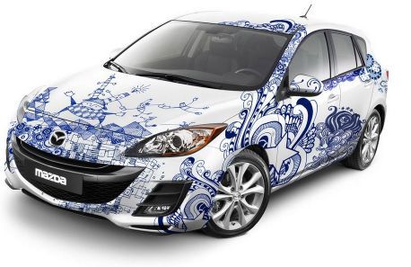 Kunstzinnige auto Mazda